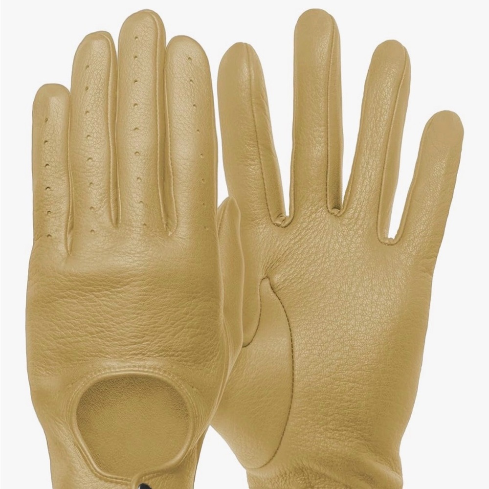 Pratt & Hart Tan Leather Monte Carlo Gloves